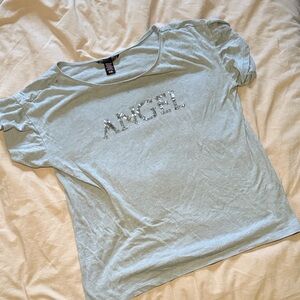 Victoria's Secret Gray Angel Sequined Top